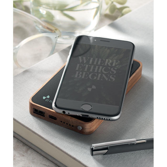 ACAPOW - Powerbank Wireless 4000mAh 15W - Regalos Corporativos Personalizados · Clap Comunicacion