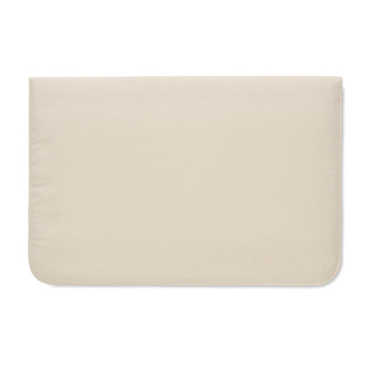 Parte trasera de funda para portátil crema