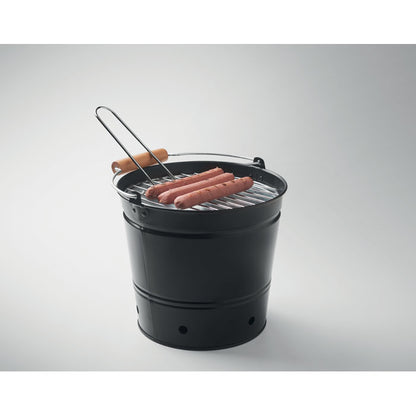 BBQTRAY - Cubo barbacoa portátil hierro
