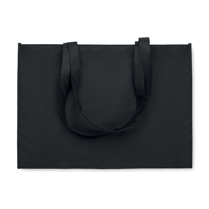 Bolsa no tejido RPET 80 gr negra