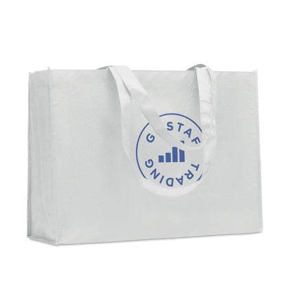 Bolsa tejido sin tejer RPET 80 gr blanca