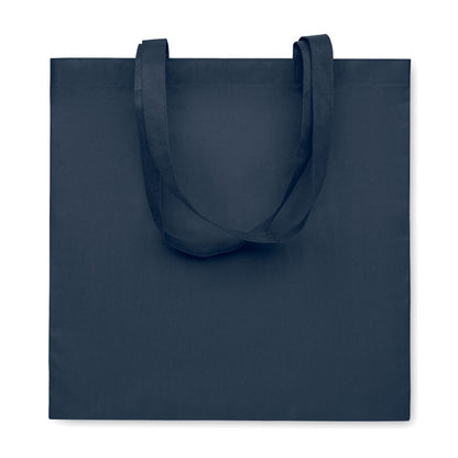 Bolsa de poliéster no tejido de color azul marino