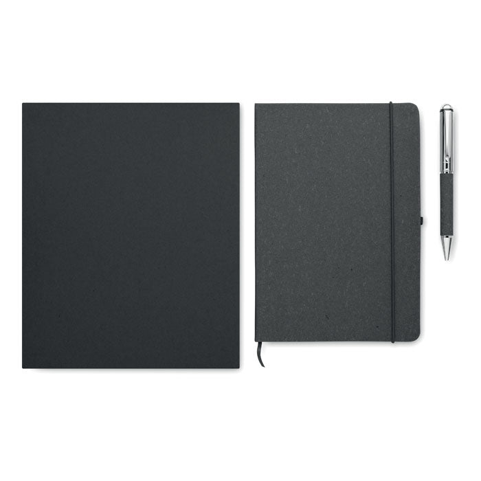 ELEGANOTE - Set cuadernos piel reciclada