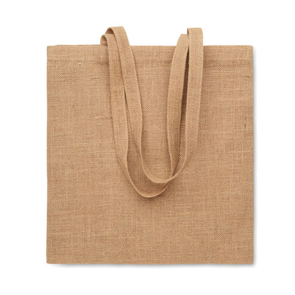 Bolsa de la compra de yute marrón