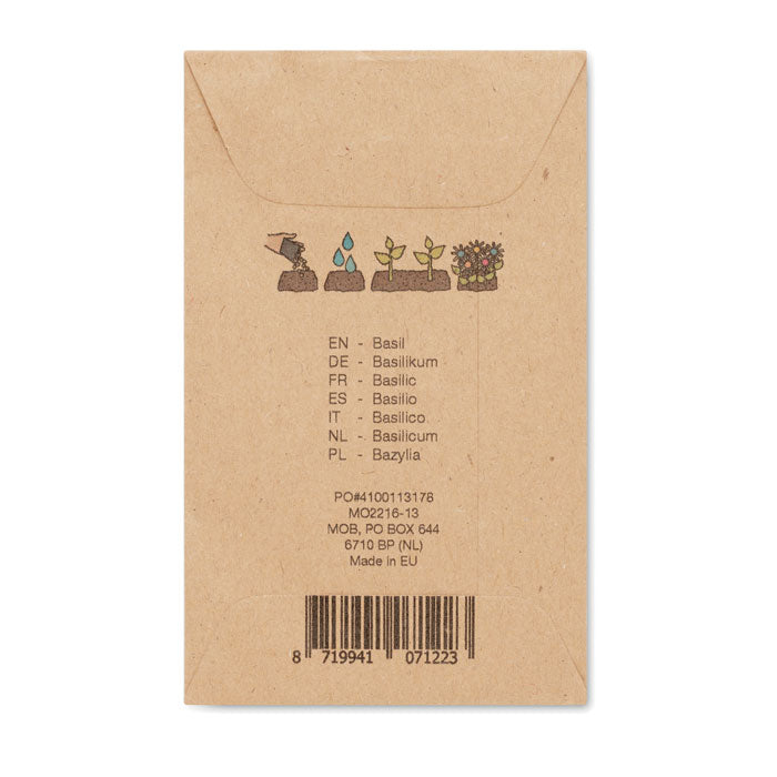 BASILOP - Sobre con semillas albahaca