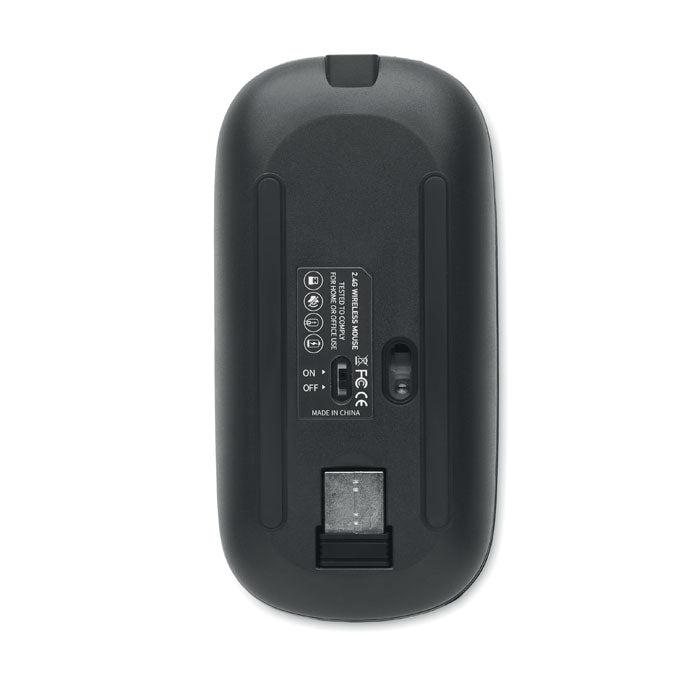 CURVY C - Ratón óptico recargable ABS - Regalos Corporativos Personalizados · Clap Comunicacion