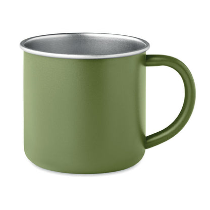 Mug verde de acero inoxidable