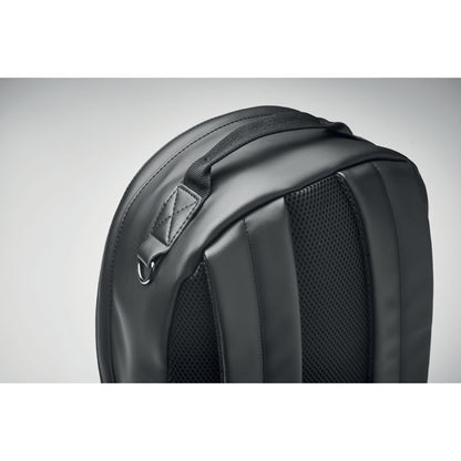 Mochila ecológica para portátil de 15'' con forro RPET 210D y base reforzada.