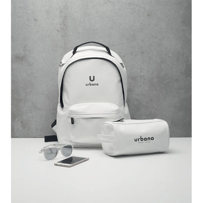 BAI BACKPACK - Mochila PU blanda portátil 15