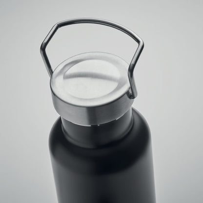 Vista superior de tapón de botella con asas