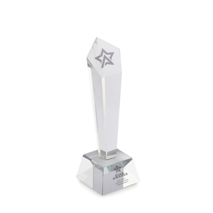 DIAWARD - Trofeo de cristal con caja