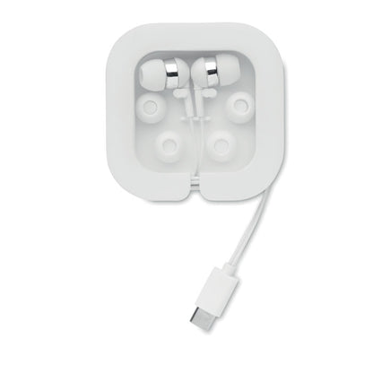 Auriculares con cable y conexión tipo C