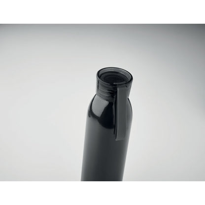 Parte superior de tapa de botella negra