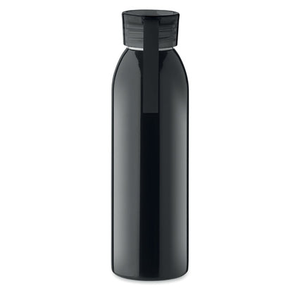 Bidón de acero negro inox. con tapa y asa