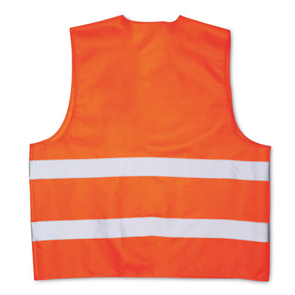 chaleco de seguridad reflectante naranja