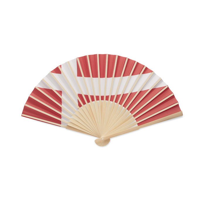 FUNFAN - Abanico bambú diseño bandera
