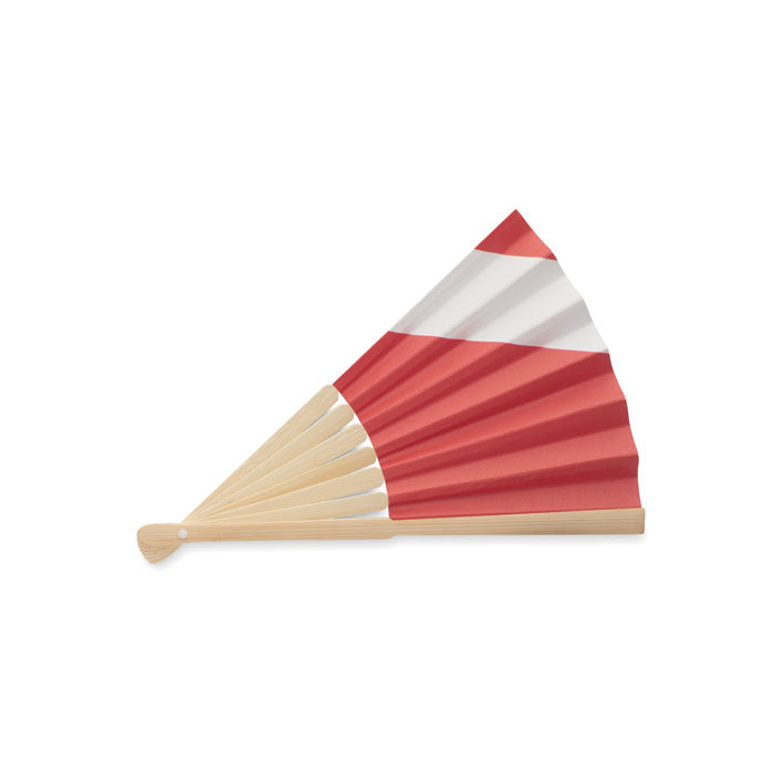 FUNFAN - Abanico bambú diseño bandera