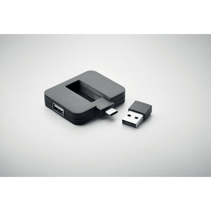 Accesorio Hub Usb negro