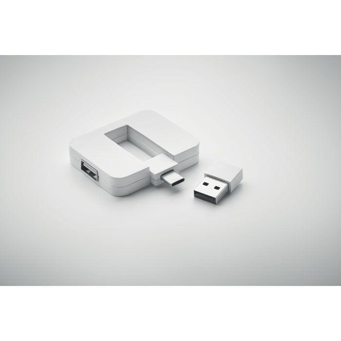 SQUARE-C - Hub 4 puertos - Regalos Corporativos Personalizados · Clap Comunicacion