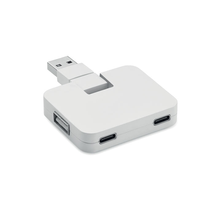 SQUARE-C - Hub 4 puertos - Regalos Corporativos Personalizados · Clap Comunicacion