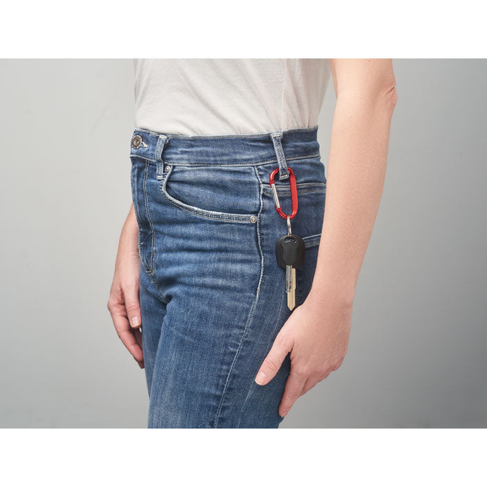 GANCHO - Mosquetón de aluminio - Regalos Corporativos Personalizados · Clap Comunicacion