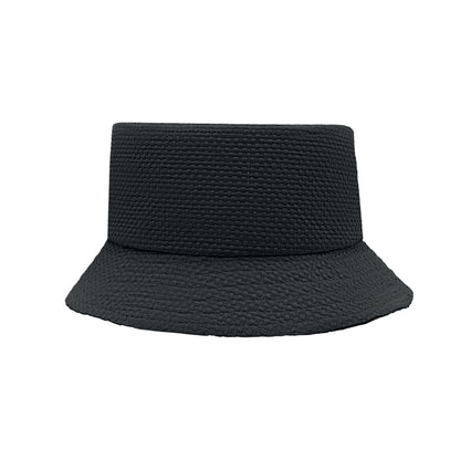 Sombrero de paja de papel negro para verano