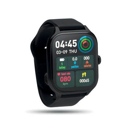 Pantalla LED con funciones de pulsera de actividad negra
