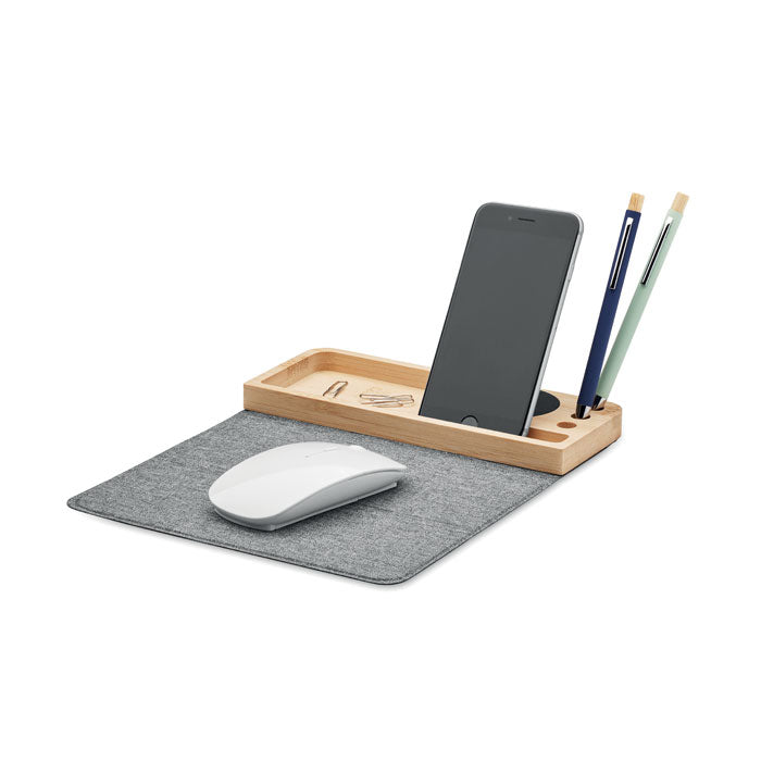 PANDU - Cargador inalámbrico bambú 15W - Regalos Corporativos Personalizados · Clap Comunicacion
