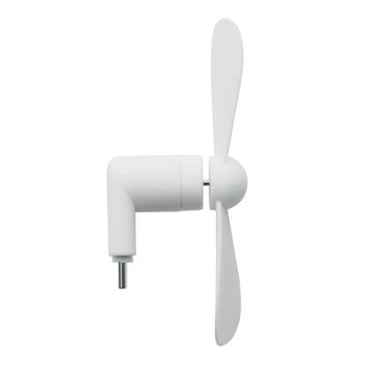 Ventilador portátil  blanco con conexión  para móvil
