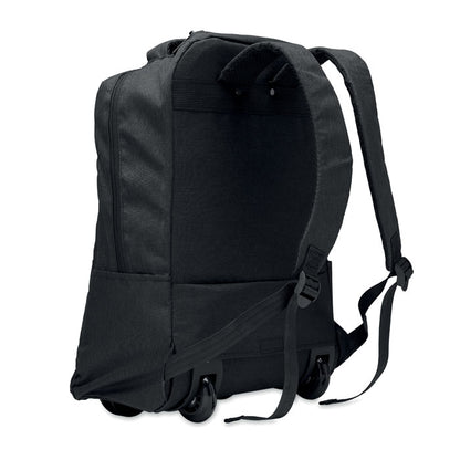 Parte trasera de mochila trolley con correas ajustables