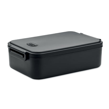 Fiambrera grande rectangular color negro