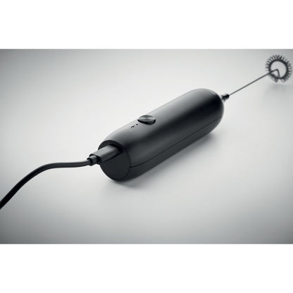 Espumador de leche recargable con cable