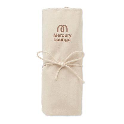 Funda de algodón personalizada con logotipo