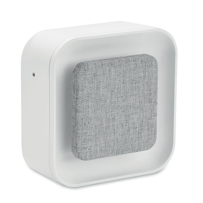 Despertador blanco digital con RPET gris