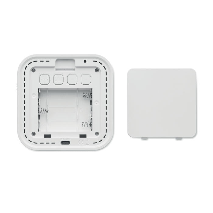 LUCE - Despertador ABS reciclado/PET - Regalos Corporativos Personalizados · Clap Comunicacion