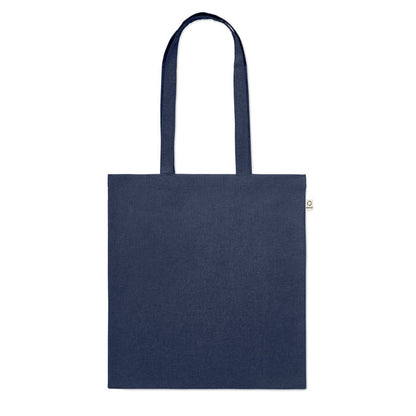 Bolsa de la compra con asas largas color azul marino