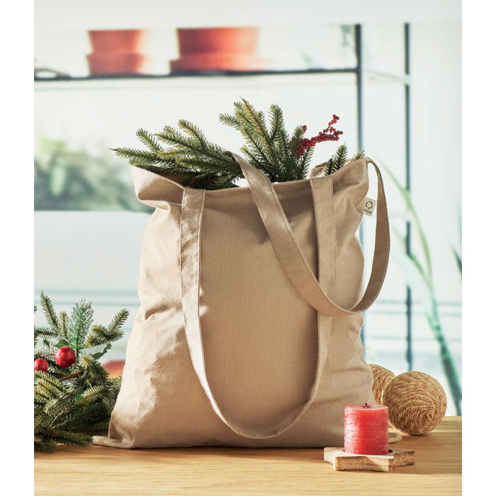 VIVEKA COLOUR - Bolsa de algodón reciclado
