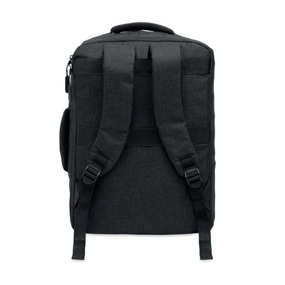 Mochila sostenible en RPET para uso profesional o promocional.