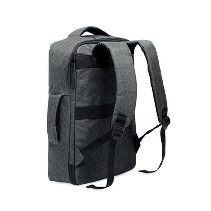 Mochila ecológica con espacio para portátil y diseño compacto.