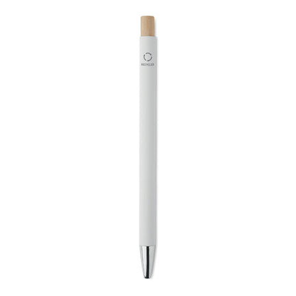 Boli blanco de aluminio con detalles plateados