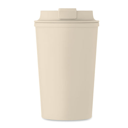 Vaso de viaje beige de maiz