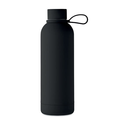 Bidón de acero negro con tapón