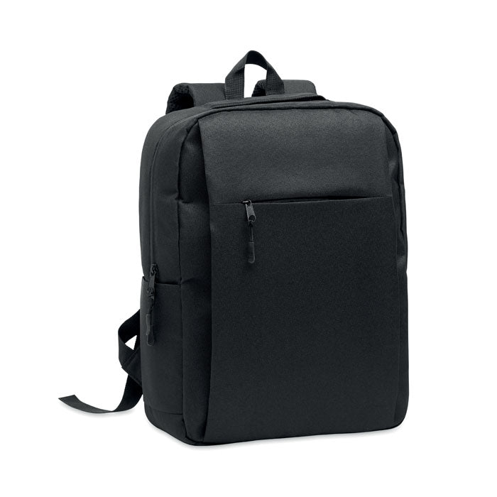 AKRAOS - Mochila para portátil de 15'' en color negro, con compartimiento para laptop y múltiples bolsillos.