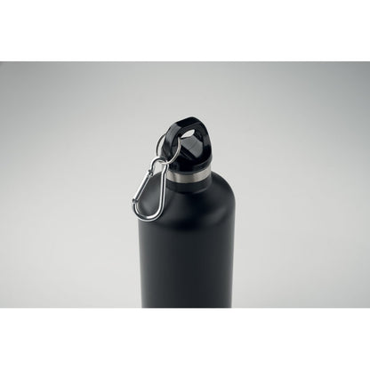 Tapón con mosquetón de botella negra