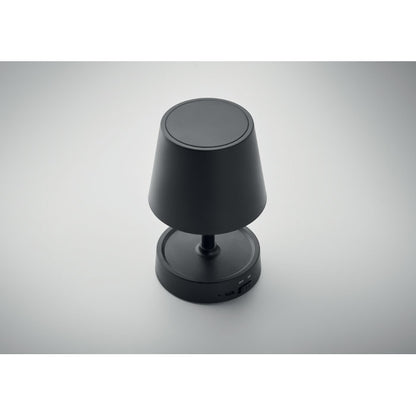 Luz de mesa portátil con batería interna de 1200 mAh y hasta 6 horas de autonomía.