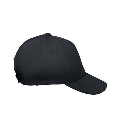 Gorra infantil negra vista lateral