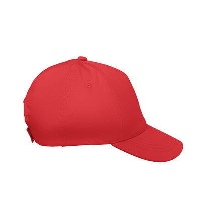 Gorra infantil blanca vista lateral