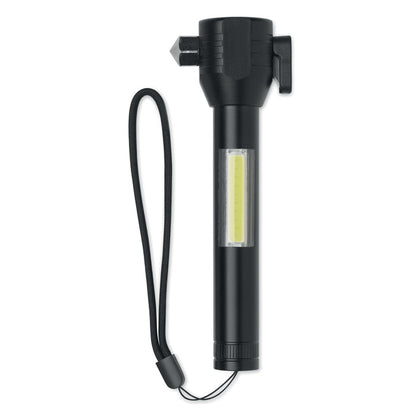 Linterna de coche con martillo y cortador de emergencia