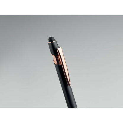 Parte superior de Boli de aluminio reciclado negro  con detalles oro rosa