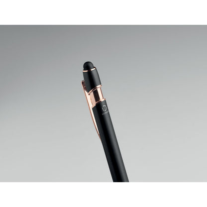 Parte superior de Boli de aluminio reciclado negro  con detalles oro rosa